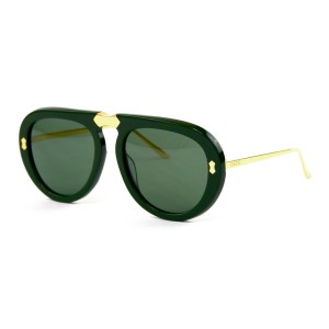 Жіночі окуляри Gucci оптом модель 0307-green фото