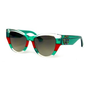 Женские очки Gucci оптом модель 3876-green-red фото