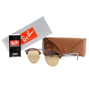 Ray Ban Круглі оптом модель 4246-brown фото