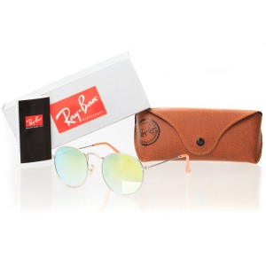 Ray Ban Круглі оптом модель 3447lime-silver фото