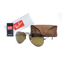 Ray Ban Авиаторы (капли) оптом Ray Ban Aviator 3026D-brown фото