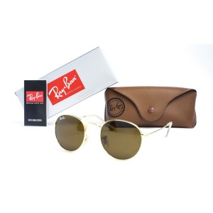 Ray Ban Круглі оптом Ray Ban Round Metal 3447-brown-g Ray Ban Круглі оптом Ray Ban Round Metal 3447-brown-g фото