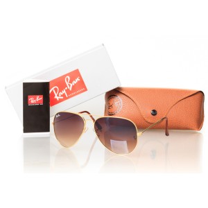 Ray Ban Авіатори (краплі) оптом модель 3026brown-gold Ray Ban Авіатори (краплі) оптом модель 3026brown-gold фото