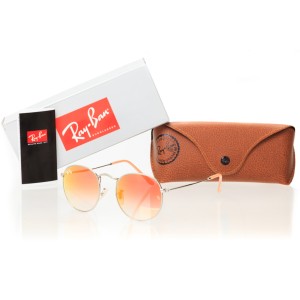 Ray Ban Круглі оптом модель 3447orange-silver фото