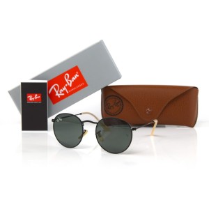 Ray Ban Круглі оптом модель 3447-black-b фото
