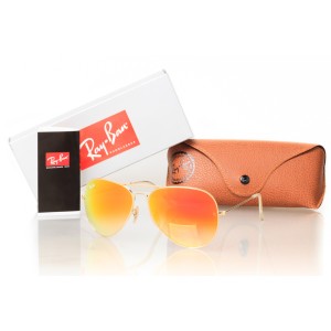 Ray Ban оптом модель 3027orange-g фото