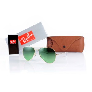 Ray Ban оптом модель 3025green-gold фото
