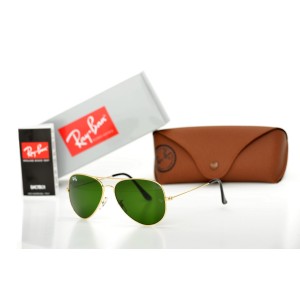 Ray Ban оптом модель 3025D-green-gold фото